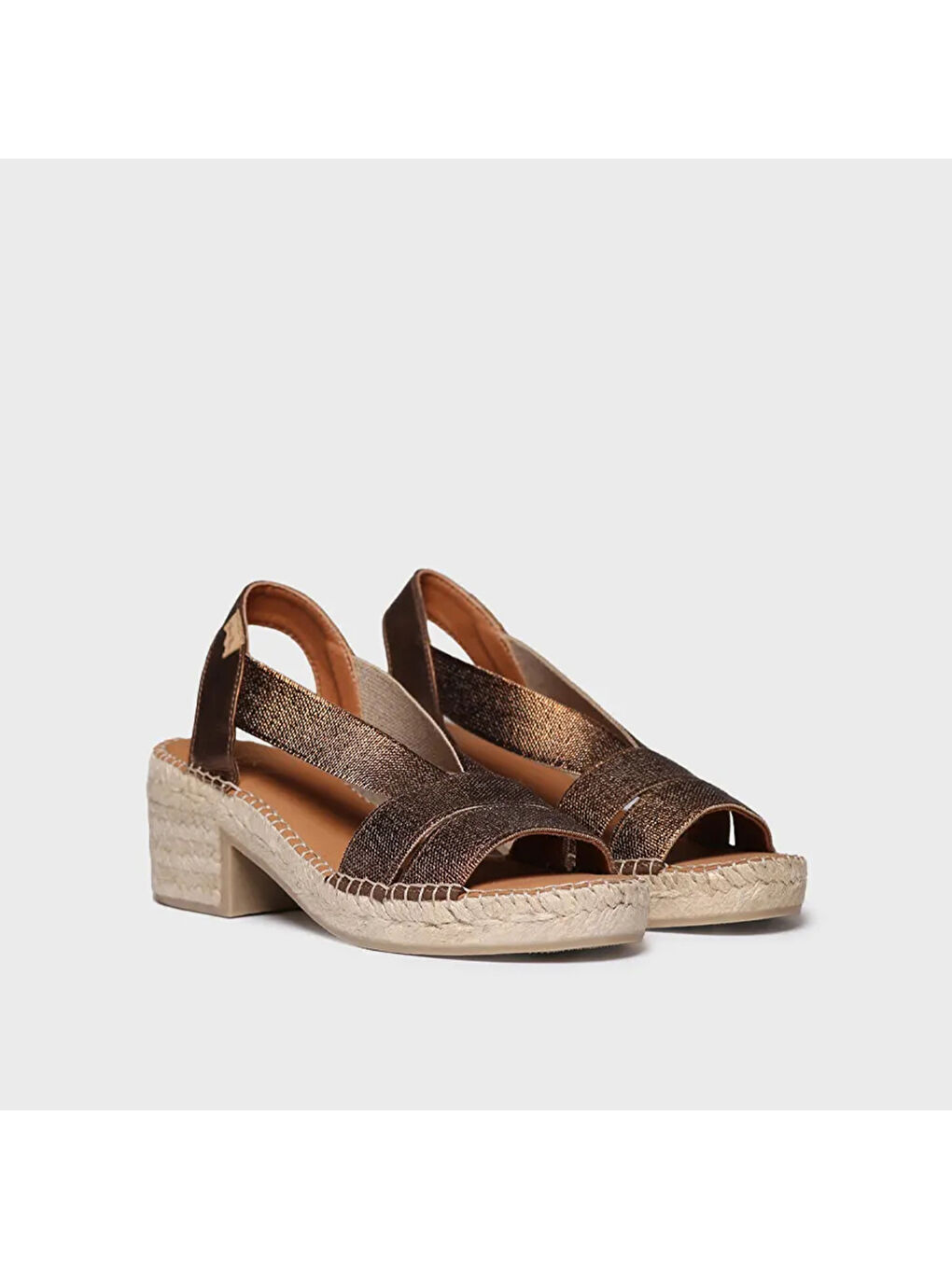 Gri Kadın Sandalet Dama-1