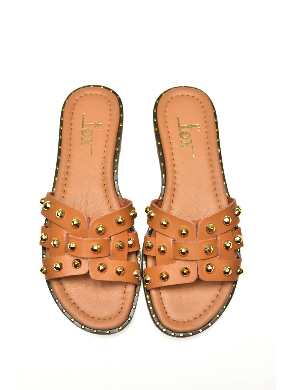 Kahverengi U2911000 Taba Kadın Terlik-5