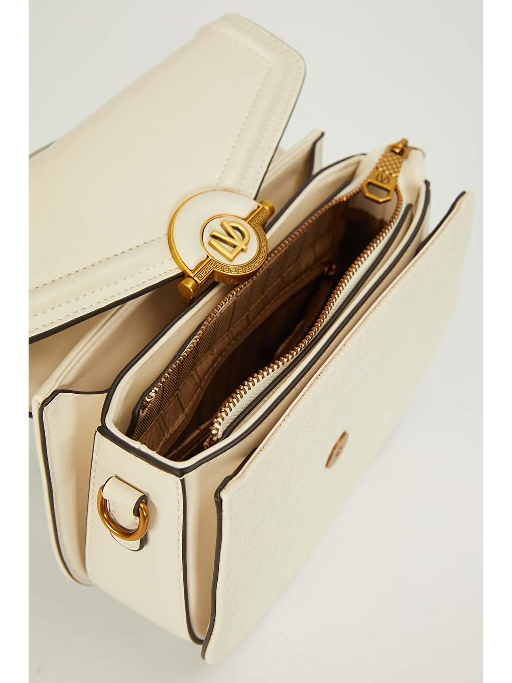 Ekru Premium Krem Kadın Omuz Çantası 931028-3