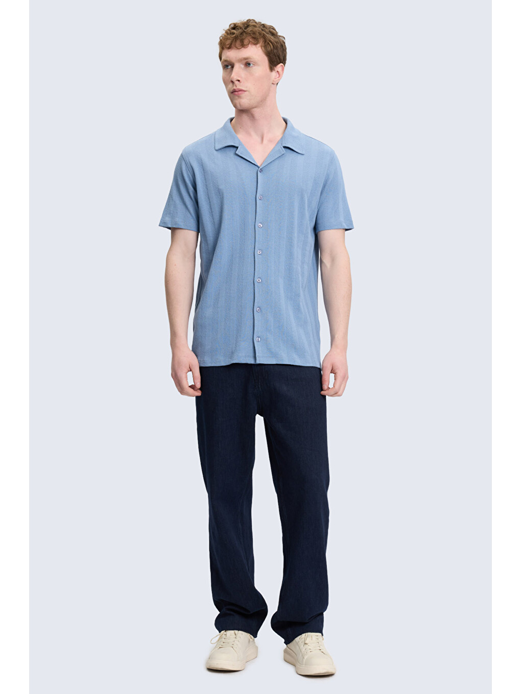 Mavi Regular Fit Apaş Yaka 100% Pamuk Casual Gömlek-1
