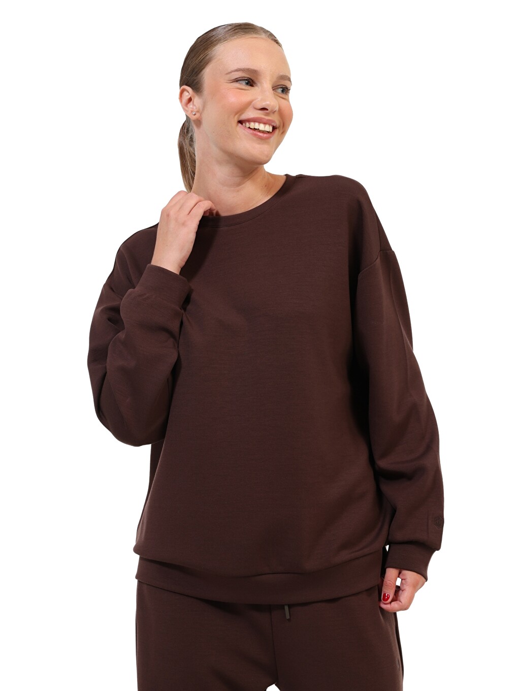 Sweatshirt Kadın Kahverengi Wb 16alıce-c Ck97