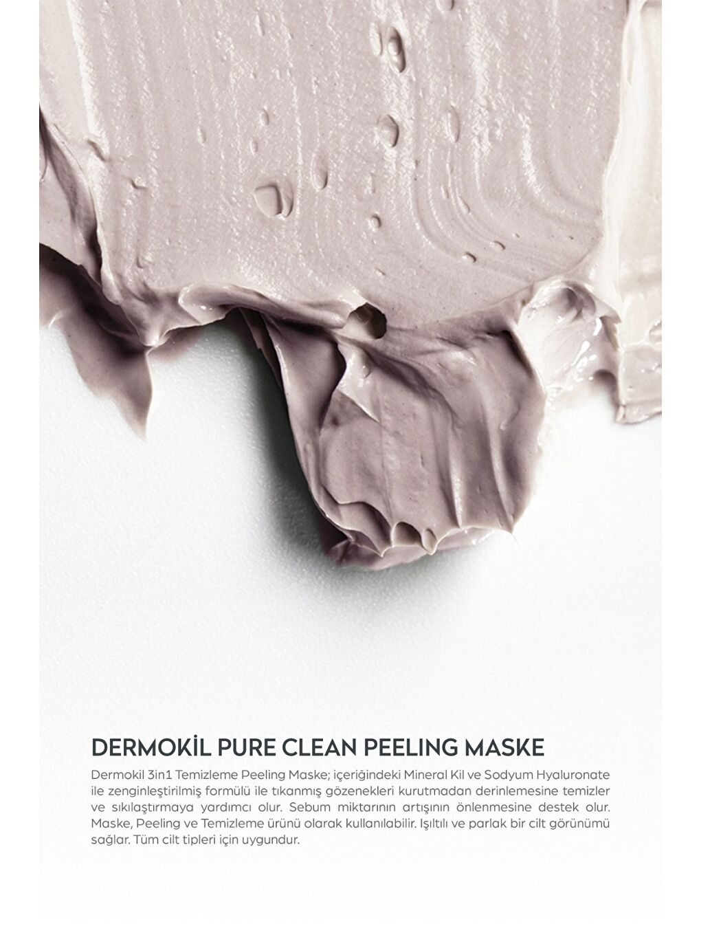 DERMOKIL Karışık Pure Peeling Maske 3in1 150 ml - 1