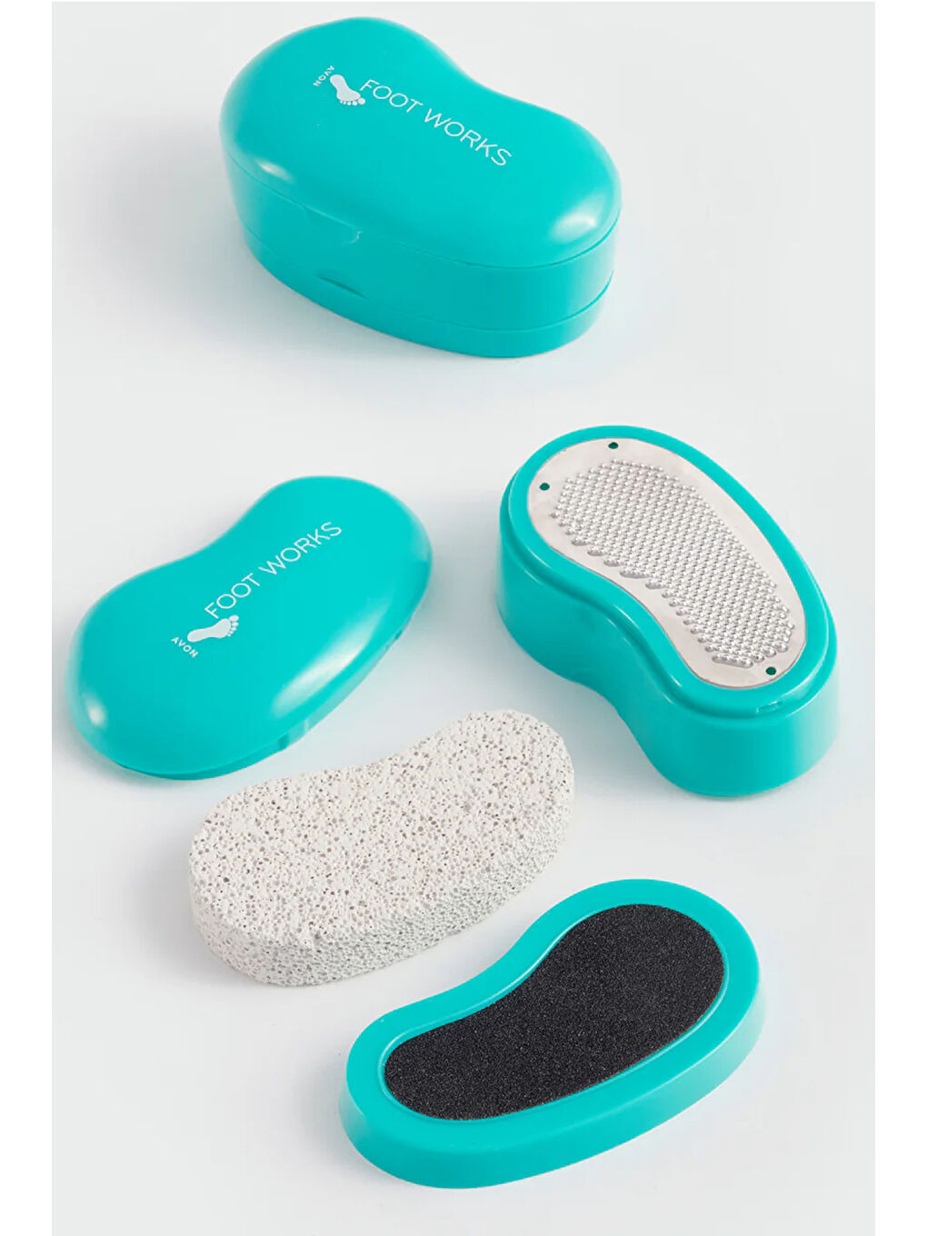 AVON Foot Works Deri Çıkarıcı Pedikür Aleti ve Ayak Kremi Bakım Paketi - 2