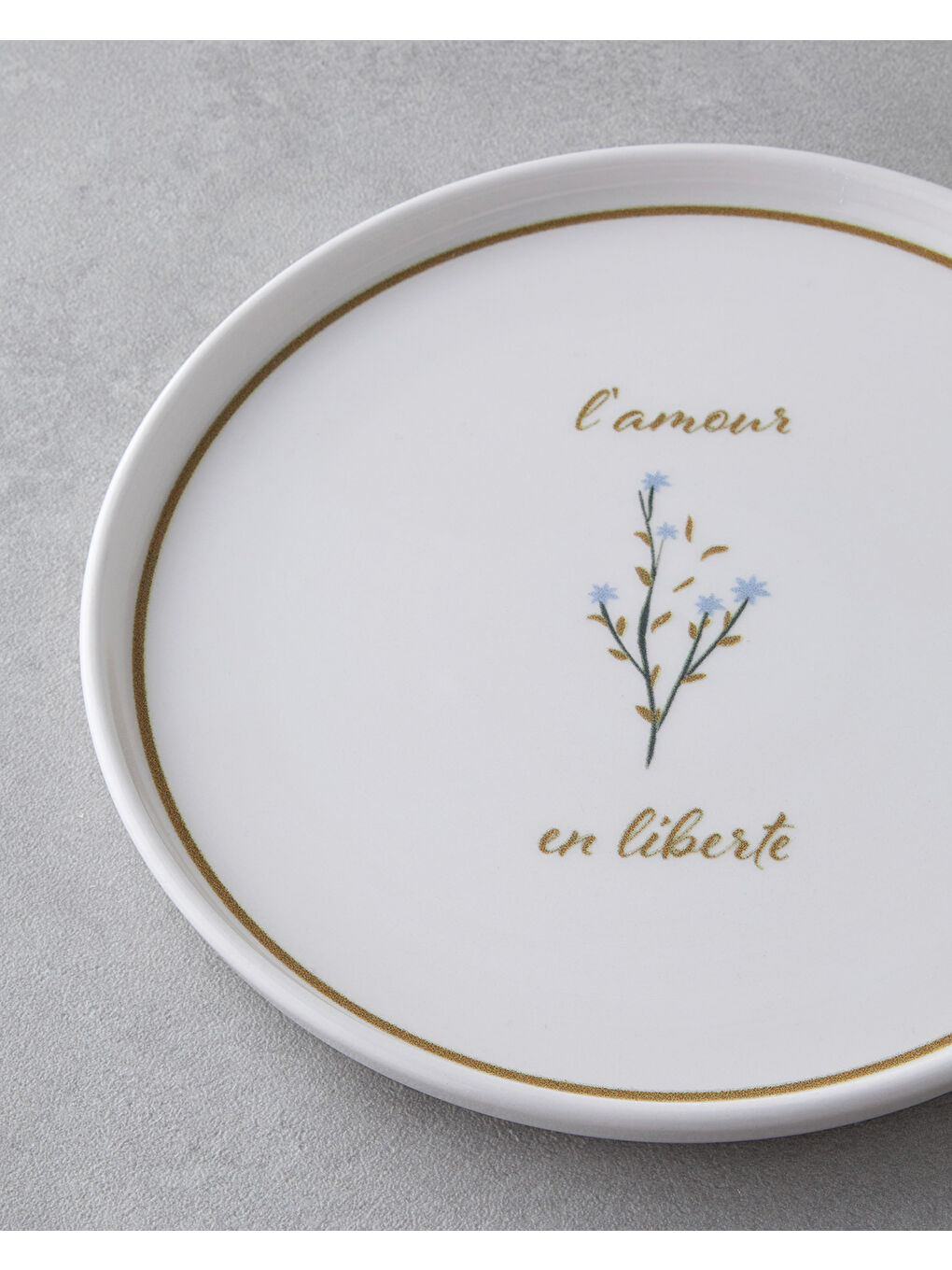 Beyaz Lamour Seramik 6'lı Pasta Tabağı 20 cm Renkli-2