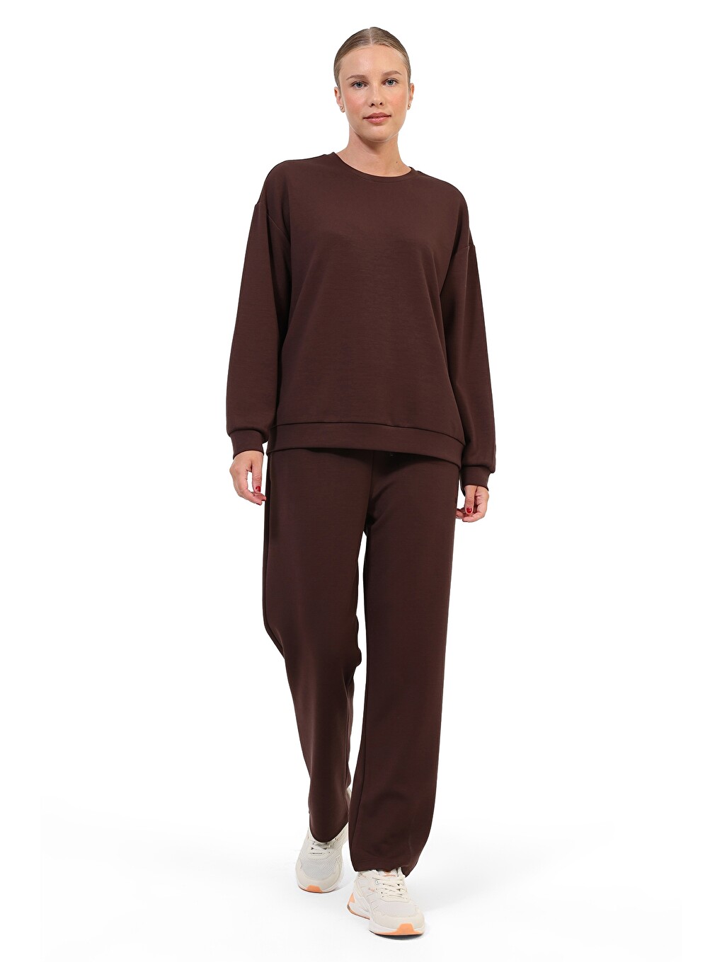 Sweatshirt Kadın Kahverengi Wb 16alıce-c Ck97-2