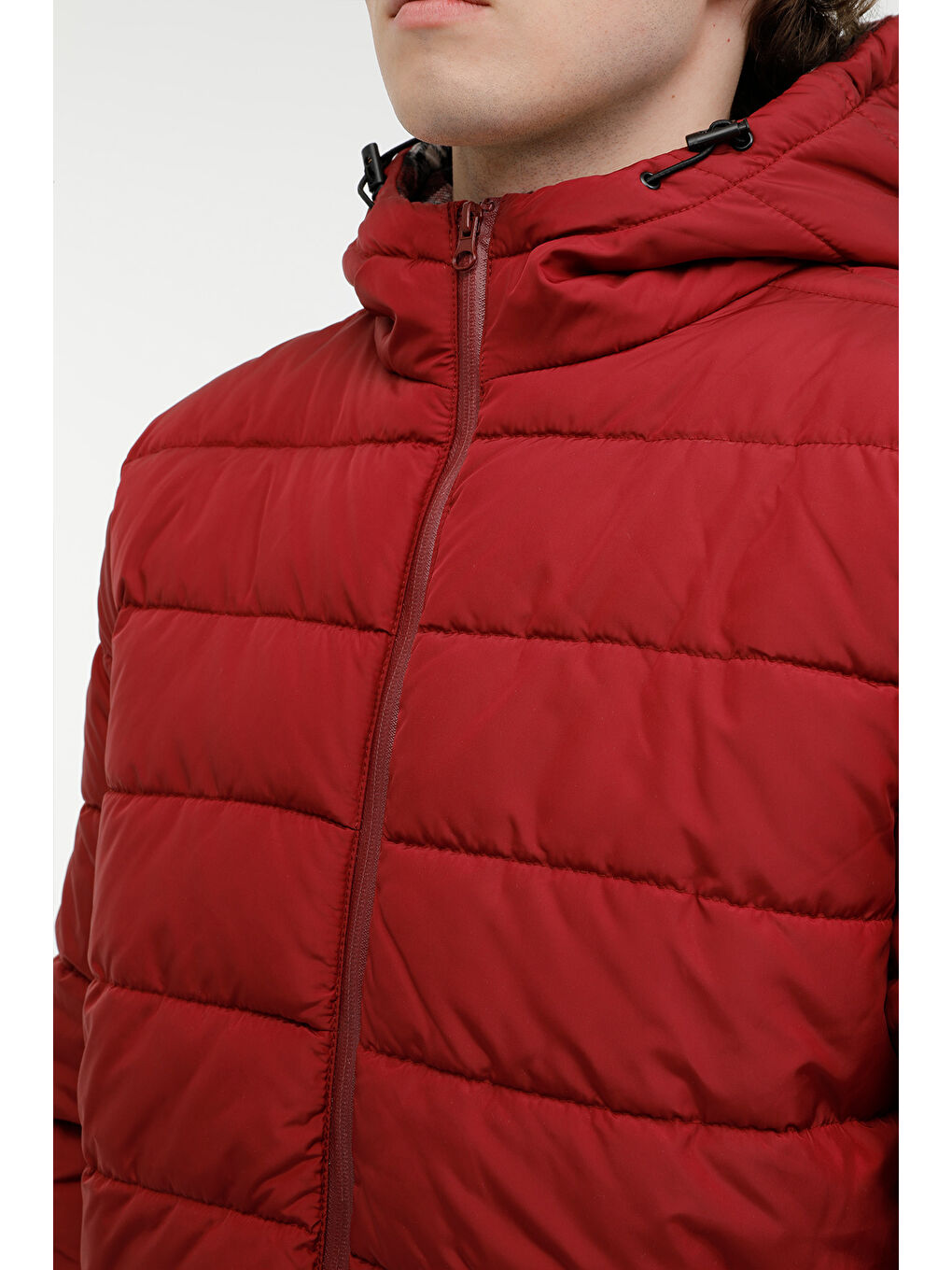 Kinetix Bordo ML ECHO COAT 3PR Bordo Erkek Kısa Kaban - 3