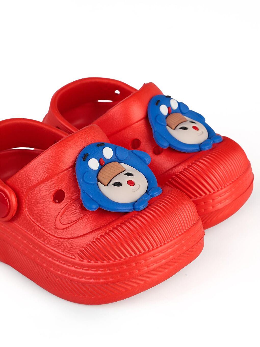 Boys Işıklı Sabo Terlik - Kırmızı-4