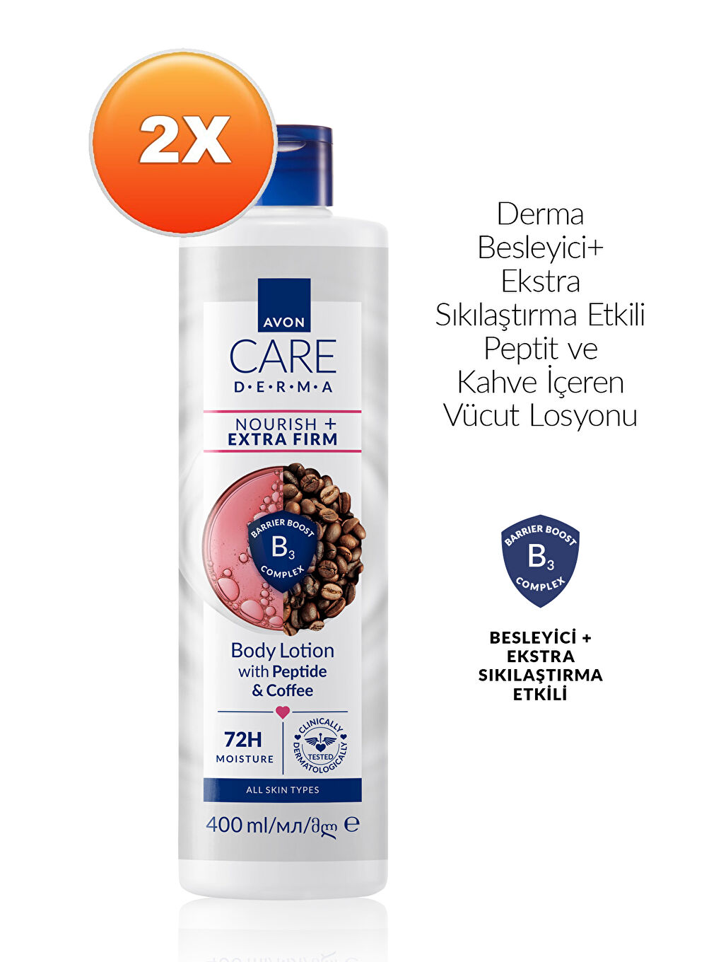 Care Derma Nourish + Extra Firm Vücut Losyonu 400ml İkili Paket-1