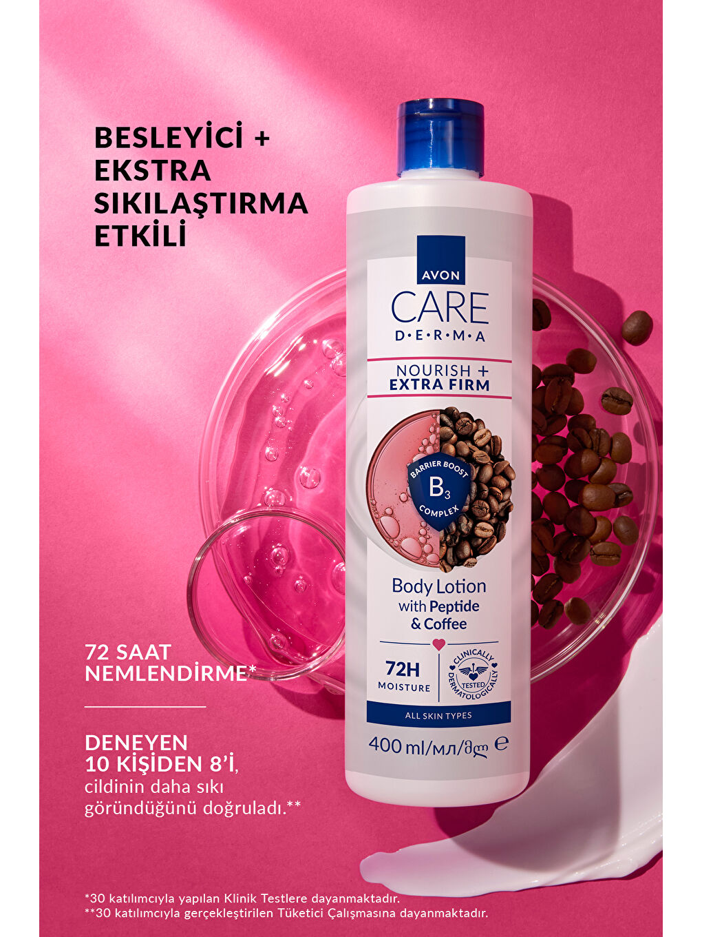 Care Derma Nourish + Extra Firm Vücut Losyonu 400ml İkili Paket-2