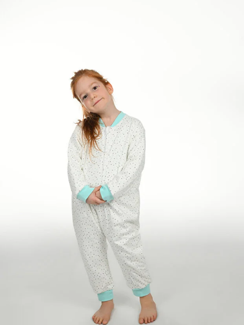 Ekru Bisiklet Yaka Elyaf Dolgulu Erkek Bebek Uyku Tulumu 1 Tog-3