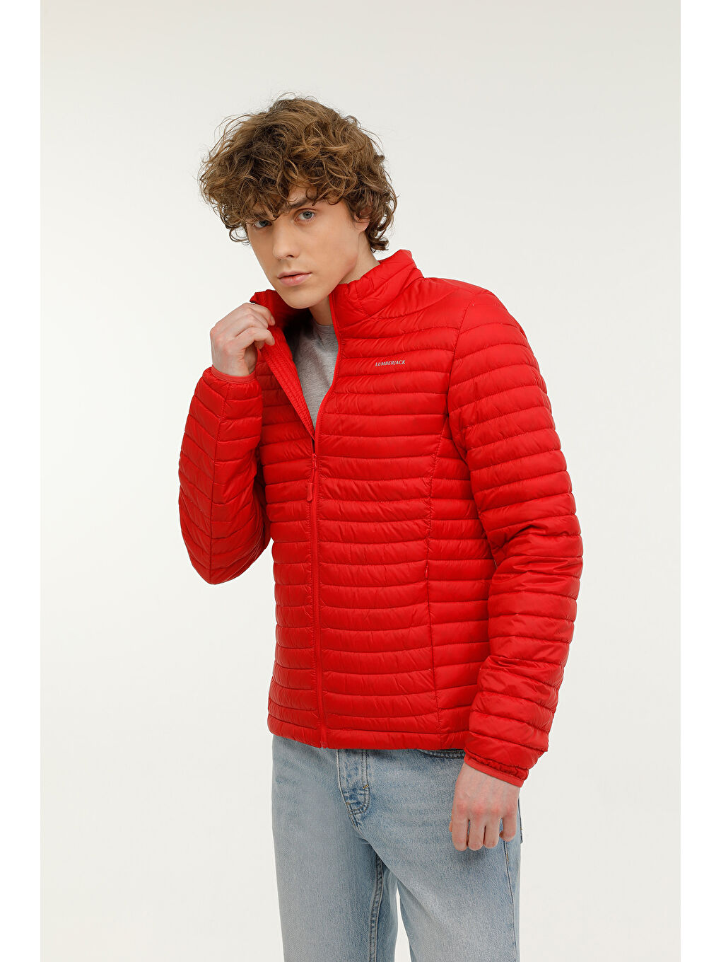 Lumberjack M-SN21 PERRY DOWN JACKET Kırmızı Erkek Mont