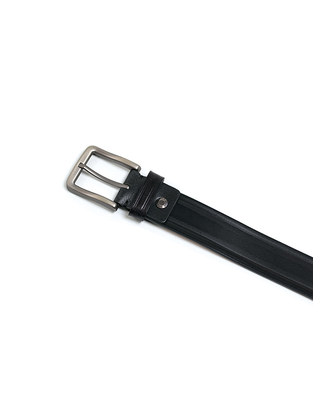 Siyah Erkek Gr-040-72 Klasik Kemer (genişlik 4 Cm)-1
