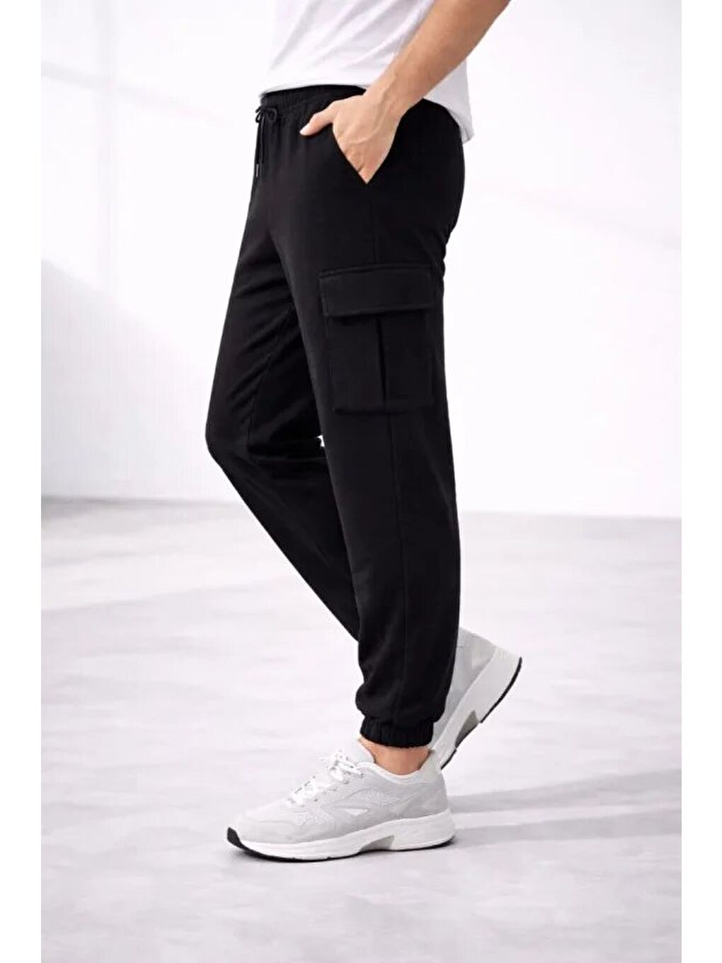 Siyah Erkek Jogger Eşofman Altı Regular Fit
