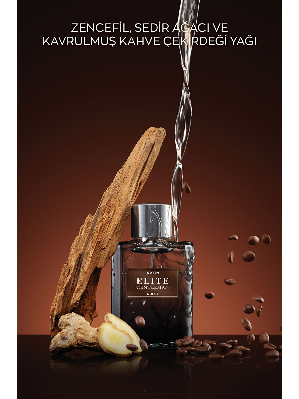 Elite Gentleman Quest Erkek Parfüm ve Saç Vücut Şampuan Paketi-1