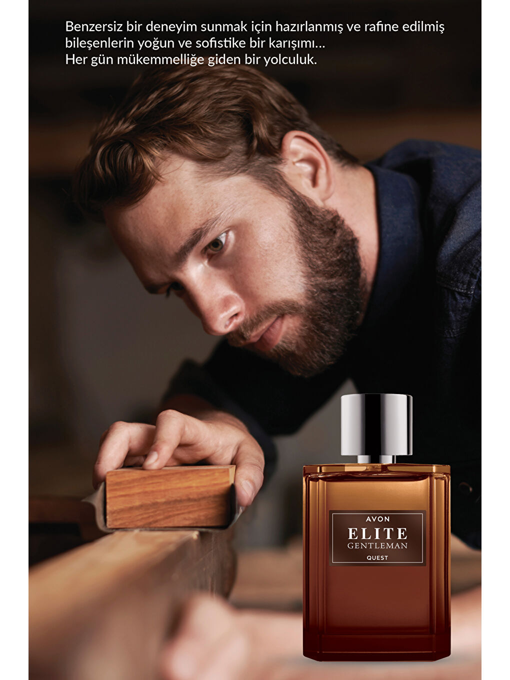 Elite Gentleman Quest Erkek Parfüm ve Saç Vücut Şampuan Paketi-2