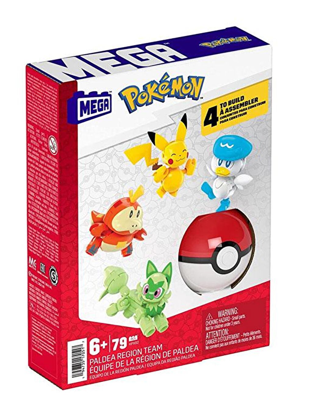 Mega Bloks MEGA Pokemon Paldea Bölgesi Karakterleri HPX92 - 1