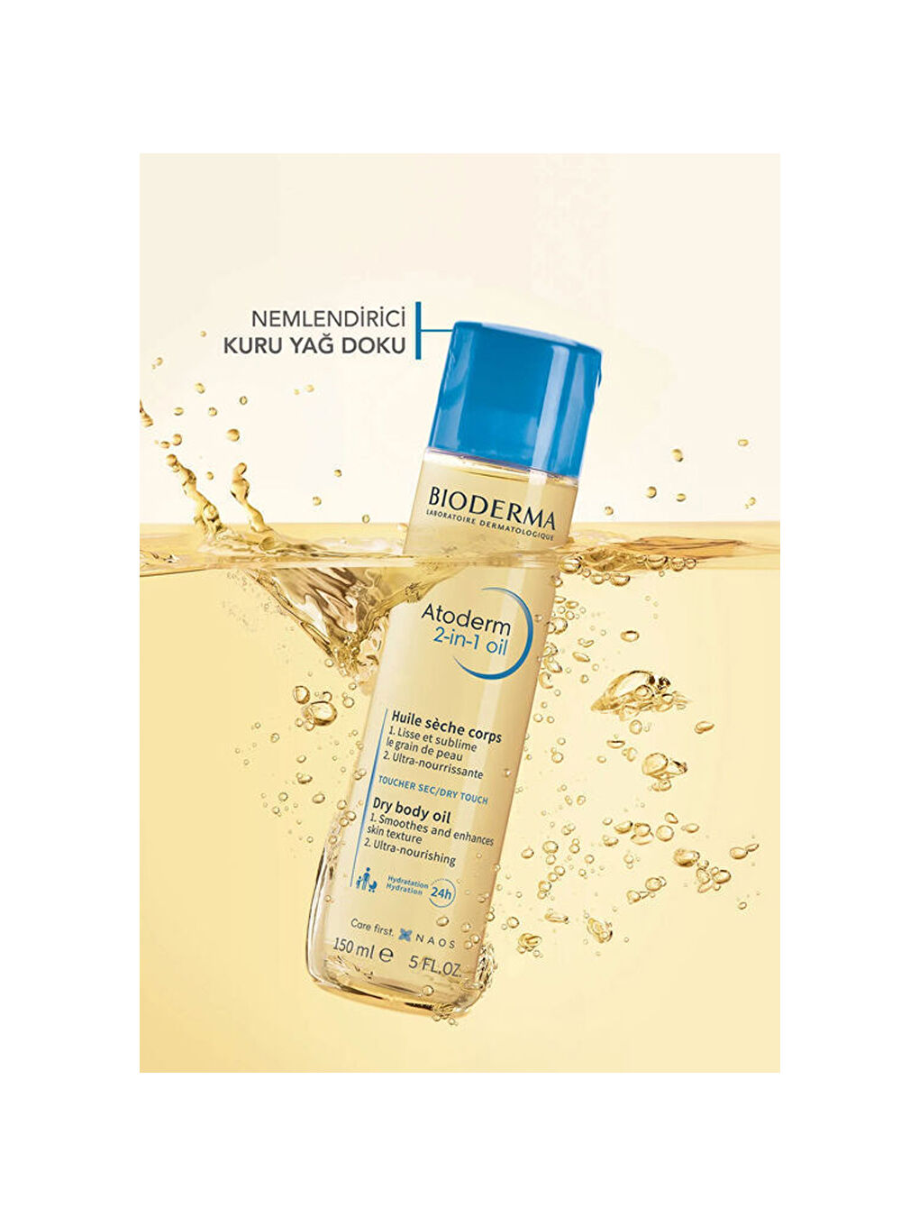 Atoderm 2 in 1 Body Oil Nemlendirici Kuru Yağ 150 ml-3