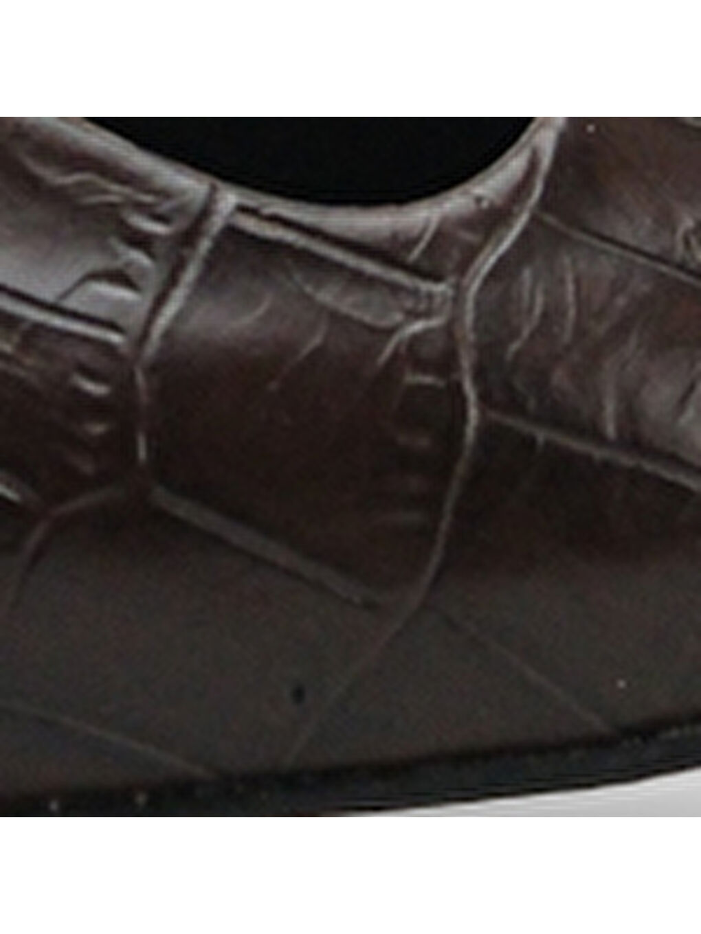 Kahverengi Lynett Sivri Burunlu Orta Topuklu Arkası Kare Arkadan Bantlı Kadın Ayakkabı-6