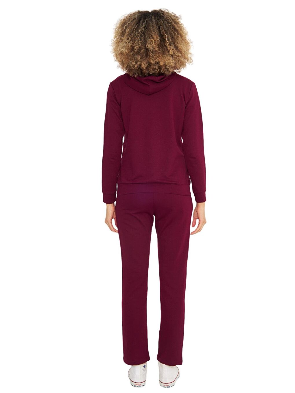 Bordo Kadın Hamile Ve Emzirme Eşofman Takımı-2