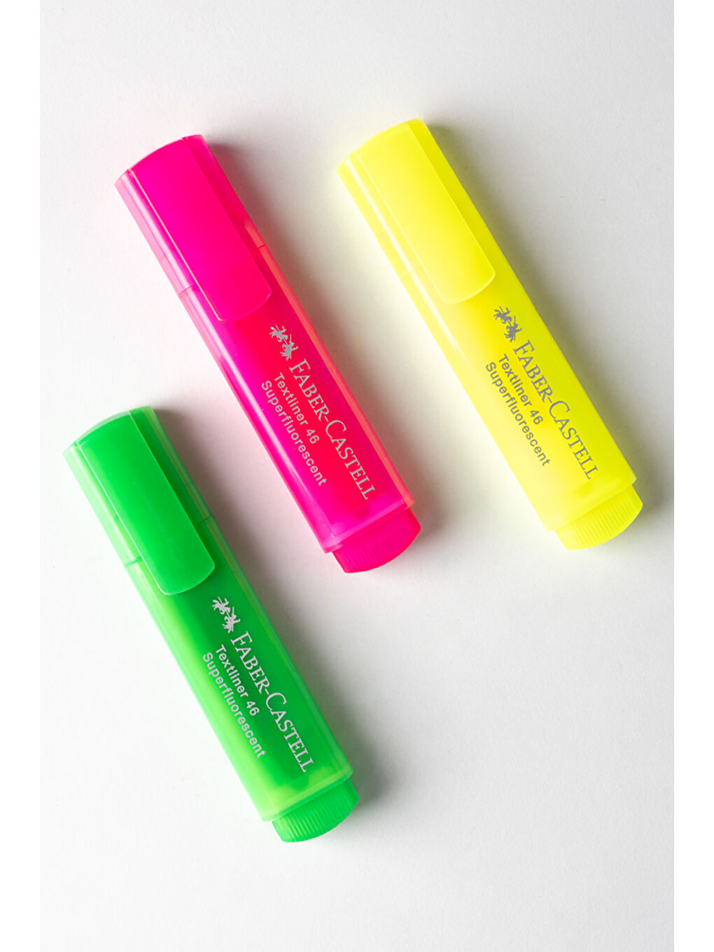 Fosforlu Kalem Seti, 4’lü, Şeffaf Gövde, Su Bazlı Mürekkep, Kesik Uç, 3 Farklı Çizgi Kalınlığı-3