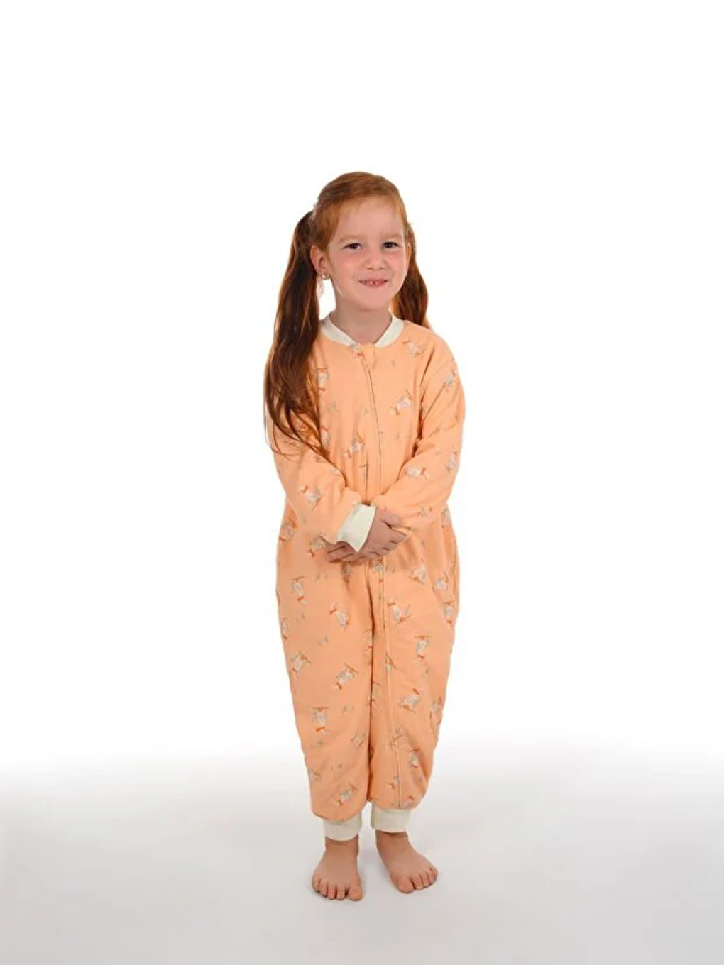 Pembe Bisiklet Yaka Elyaf Dolgulu Kız Bebek Uyku Tulumu 1 Tog-4