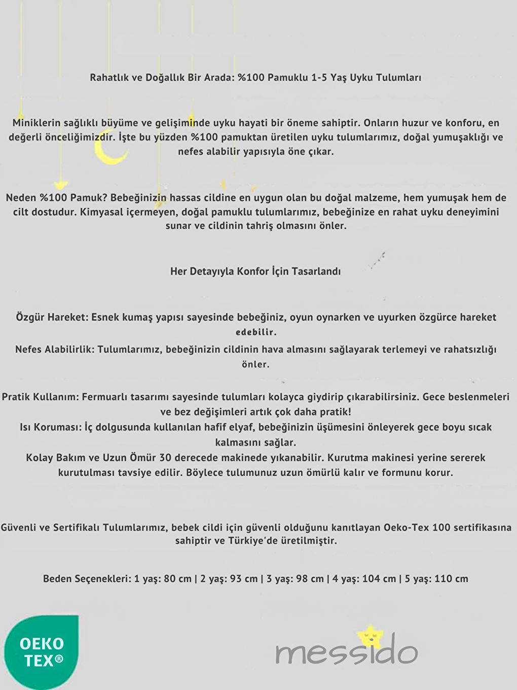 Sarı Bisiklet Yaka Elyaf Dolgulu Kız Bebek Uyku Tulumu 1 Tog-8