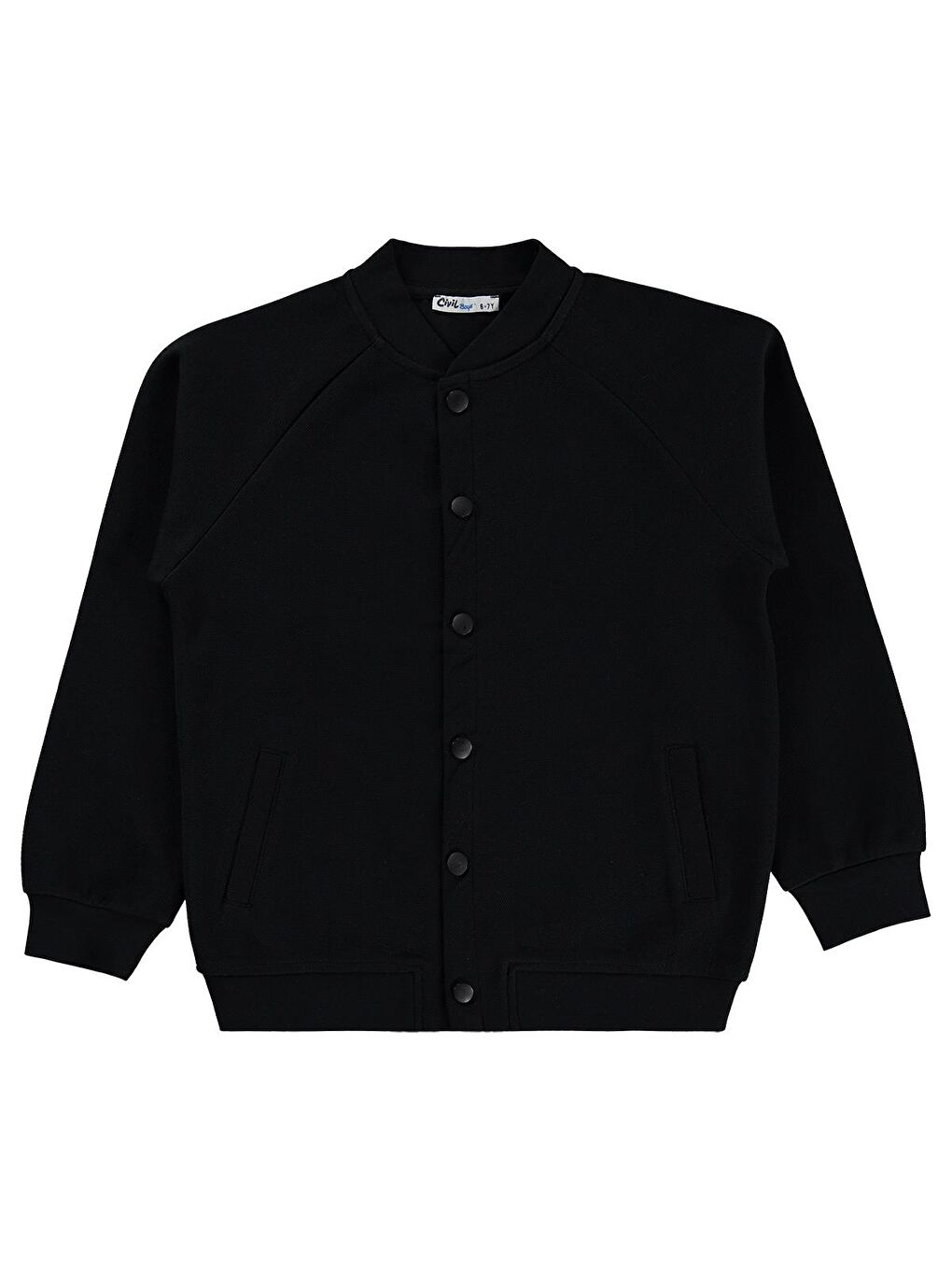 Boys Pike 10-13 Yaş Hırka - Siyah