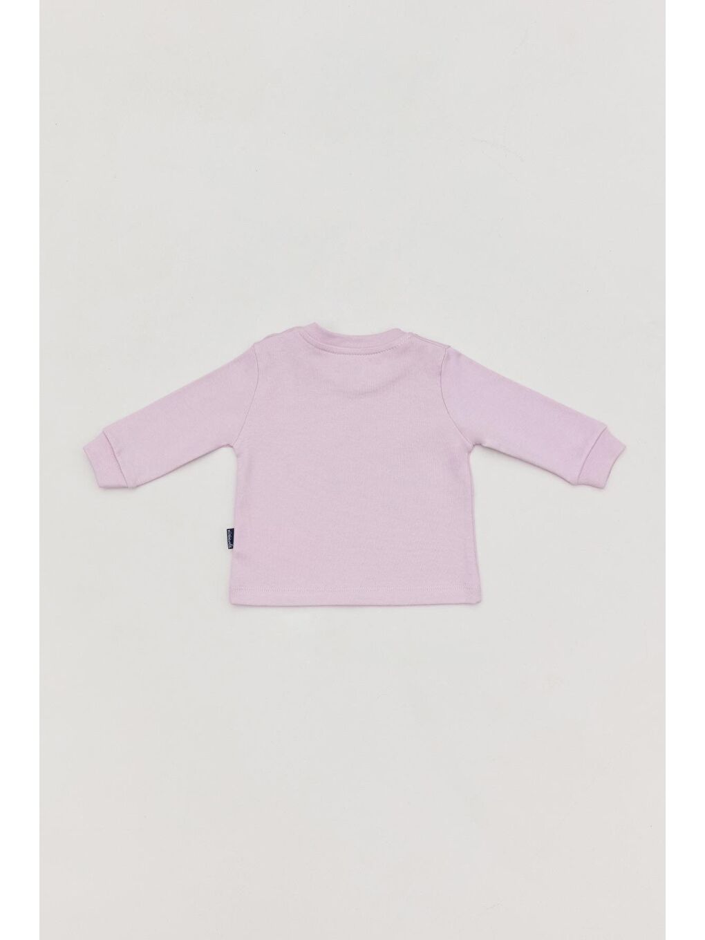 Lila Baskılı Bisiklet Yakalı Kız Çocuk Body-1