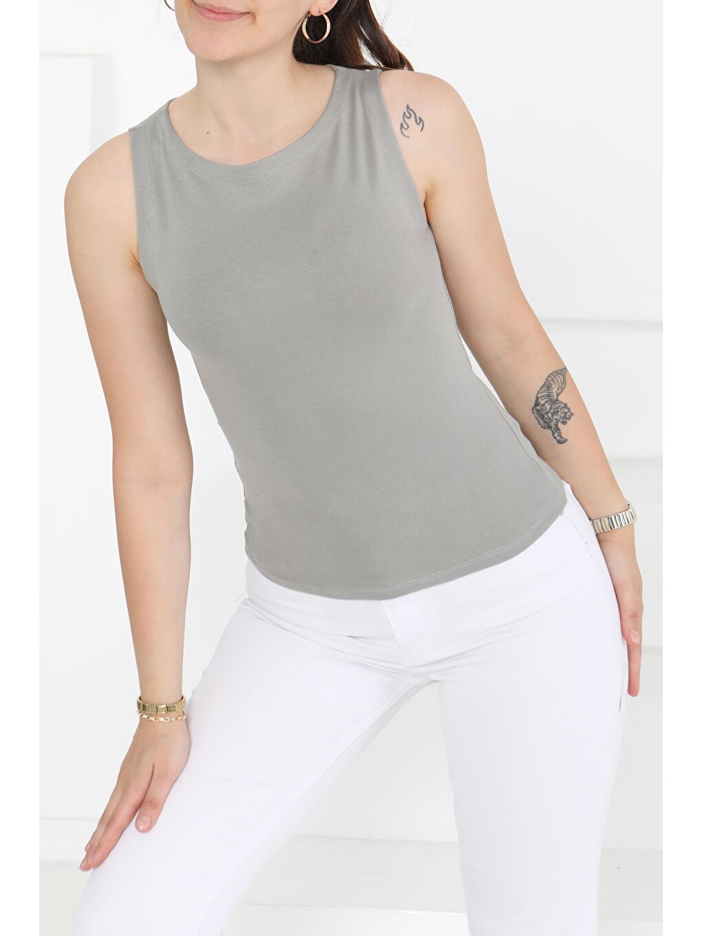 Sıfır Kol Bady Bej - 27374-1