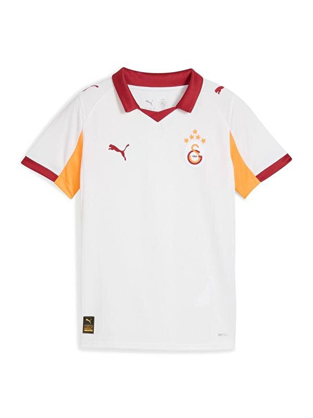 Galatasaray Away Çocuk Beyaz V Yaka Forma-1