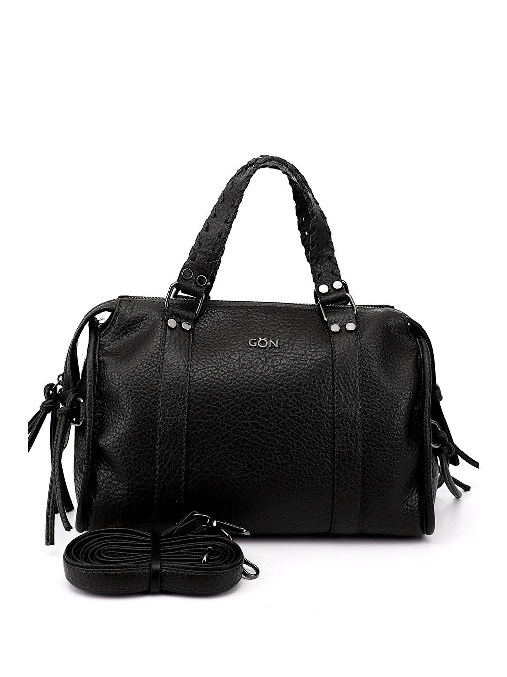 Siyah Kadın Bowling AÇIK SİYAH El Ve Omuz Çantası