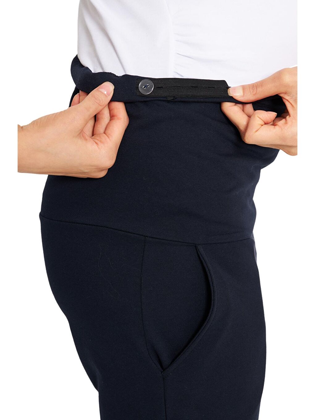 Lacivert Kadın Hamile Ve Emzirme Eşofman Takımı-4