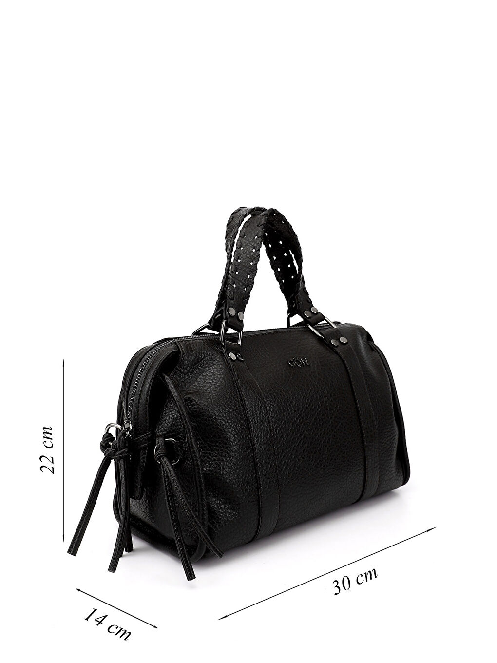 Siyah Kadın Bowling AÇIK SİYAH El Ve Omuz Çantası-1