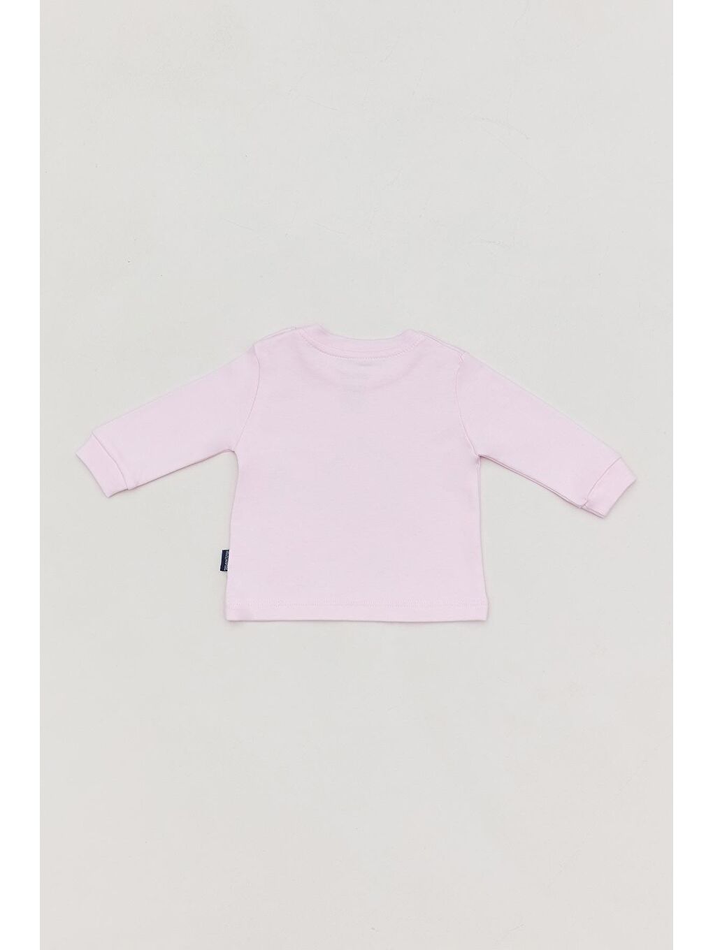 Pembe Baskılı Bisiklet Yakalı Kız Çocuk Body-1