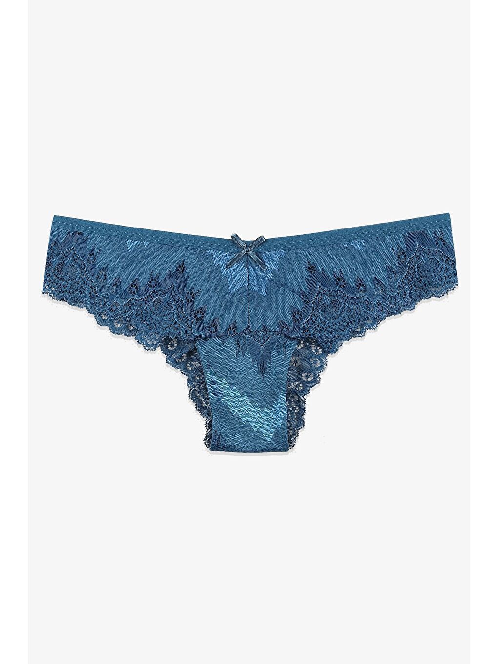 Mavi Kadın 5'li Dantelli Fantezi Brazilian Külot-3