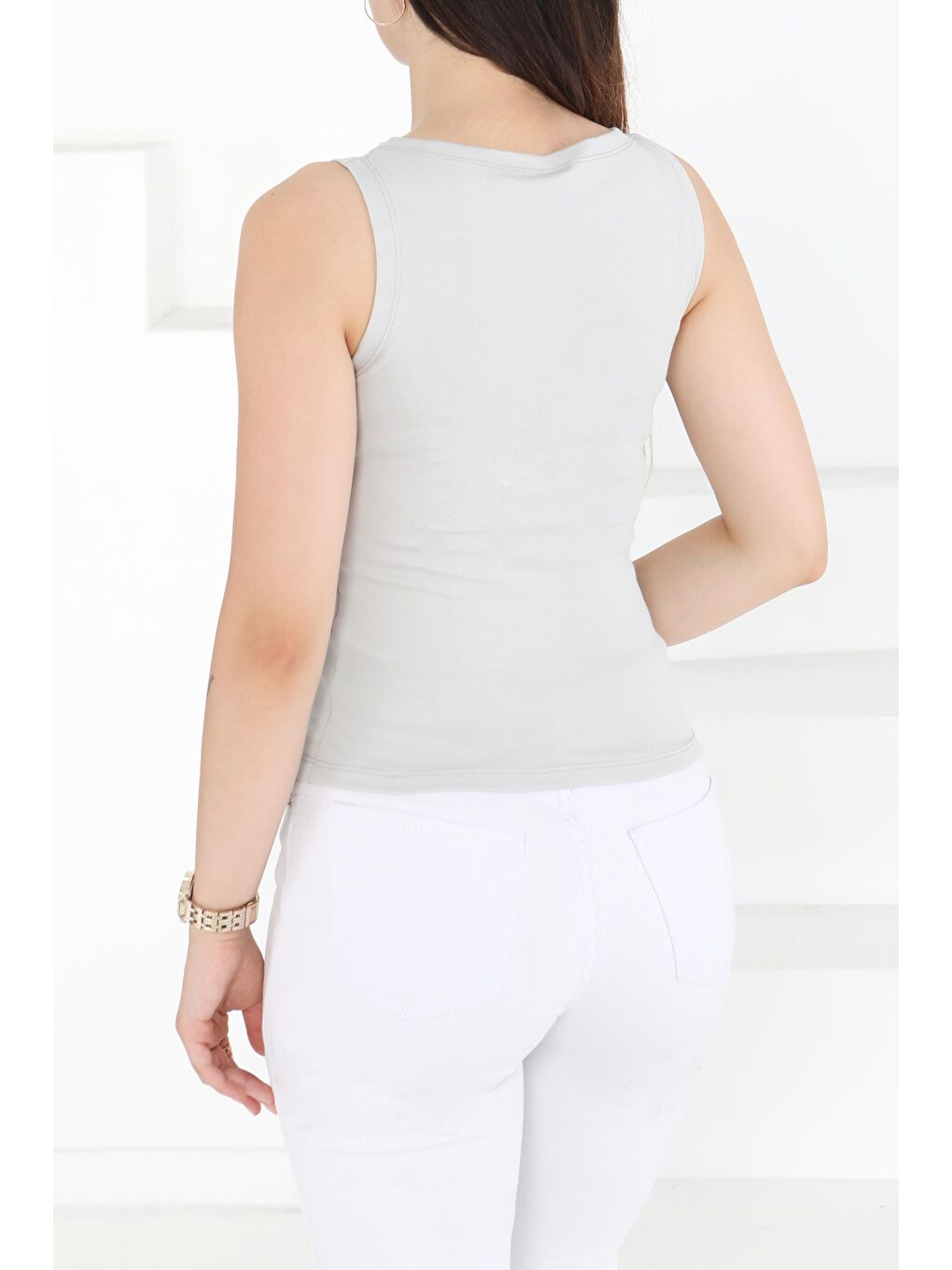 Bej Sıfır Kol Bady Taş - 27374-3