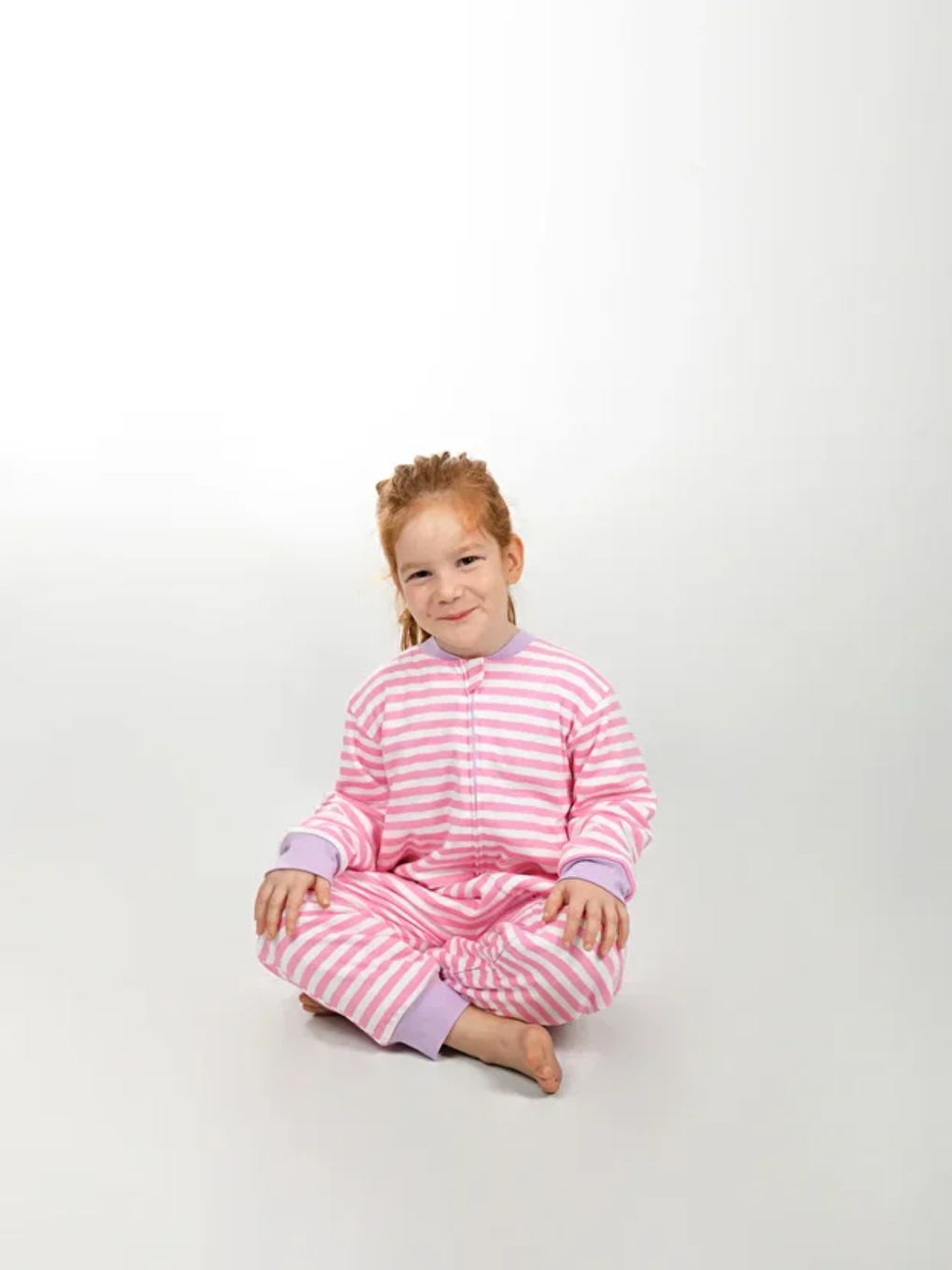 Pembe Bisiklet Yaka Elyaf Dolgulu Kız Bebek Uyku Tulumu 1 Tog-4