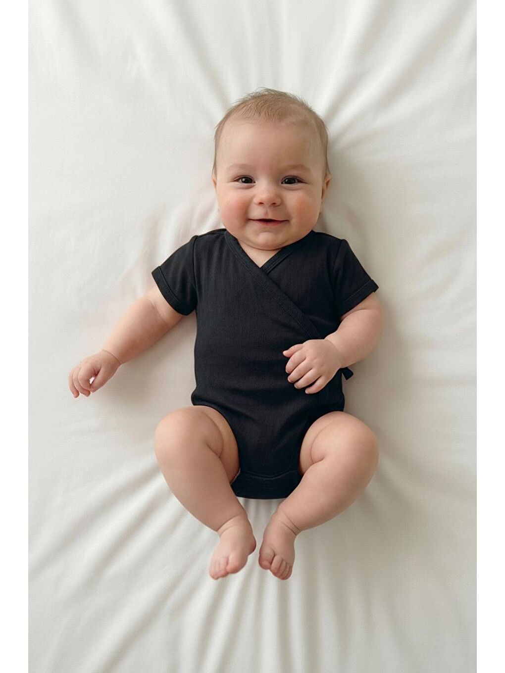 Siyah Müslin Kruvaze badi-1