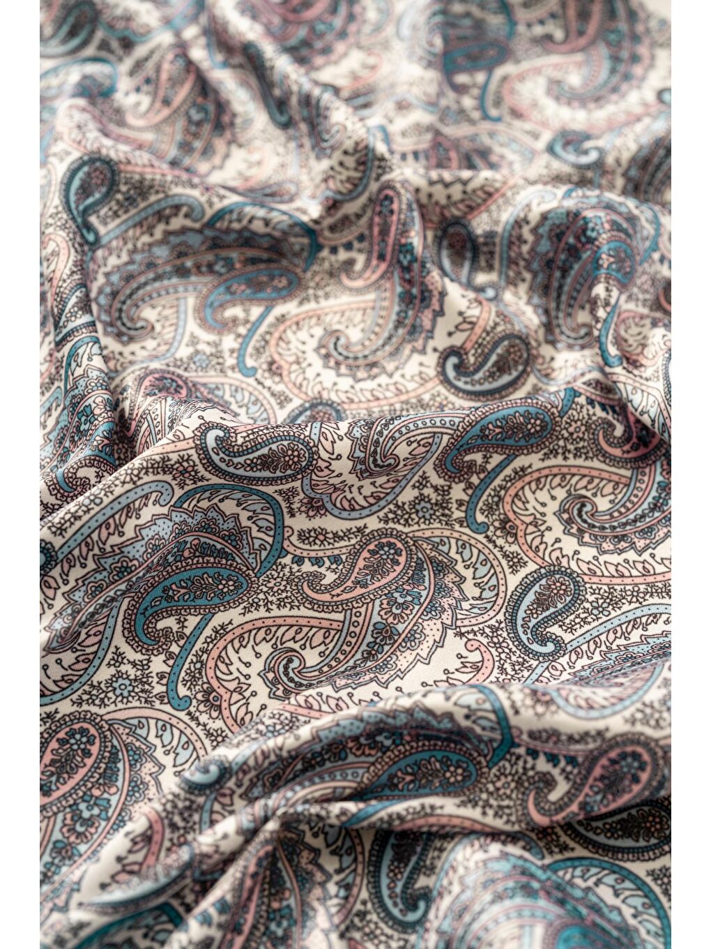 Ekru Kadın Şal Desen 55*55 cm Bandana & Fular-2