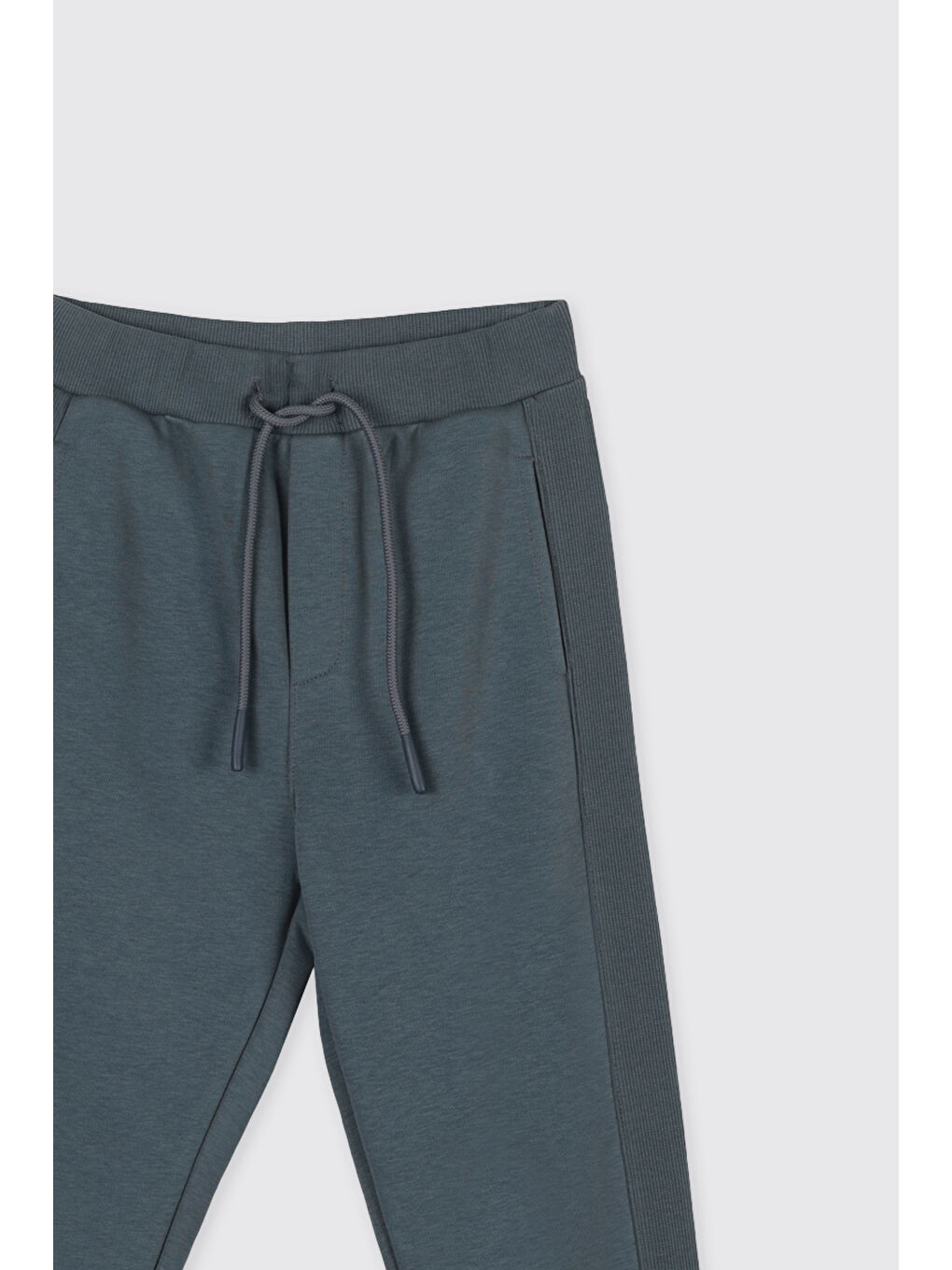 Erkek Çocuk Beli Lastikli Petrol Eşofman Altı-6