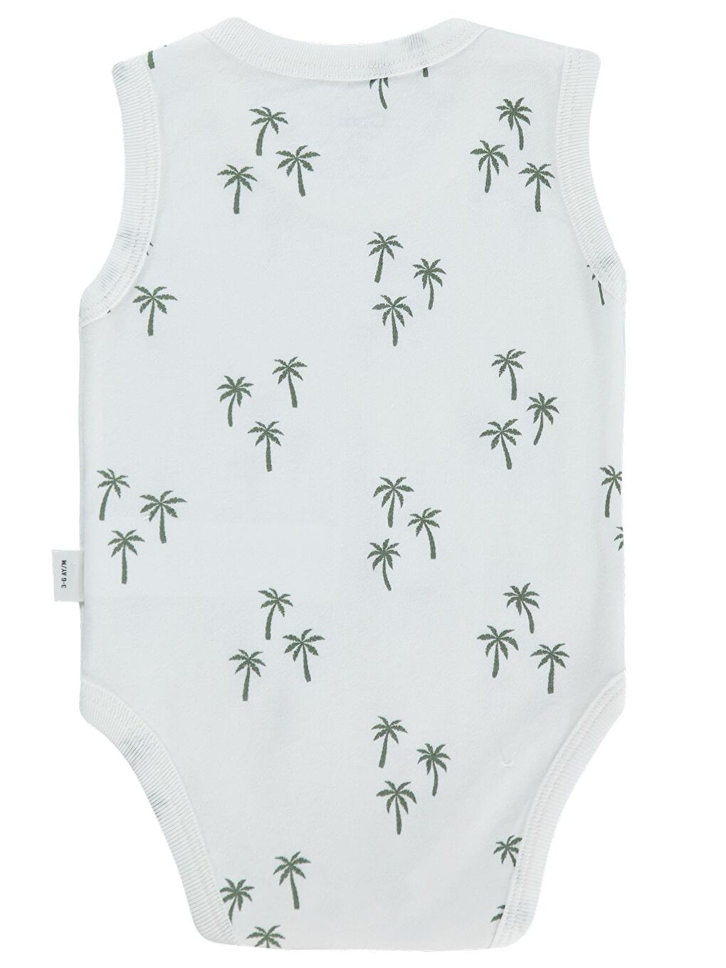 Baby Palmiye Empirme 3-36 Ay Çıtçıtlı Badi - Ekru-2