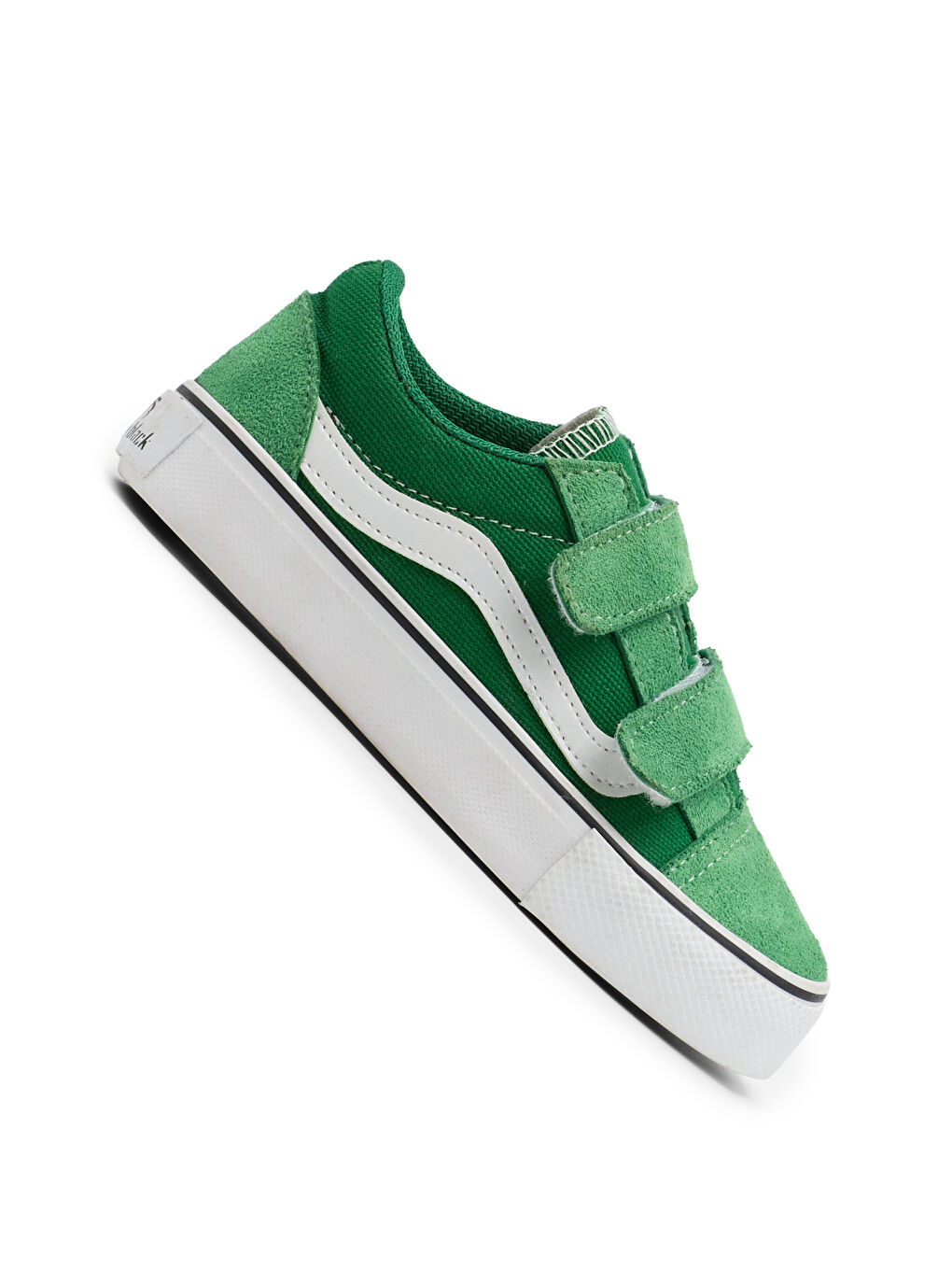 Çocuk Unisex Yeşil Kauçuk Taban Rahat Kalıp Çift Cırtlı Ayakkabı-5