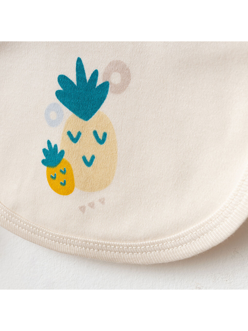 Sarı Kız Bebek Ananas Desenli 5' Li Hastane Çıkış Seti 0 Ay - 3 Ay-2