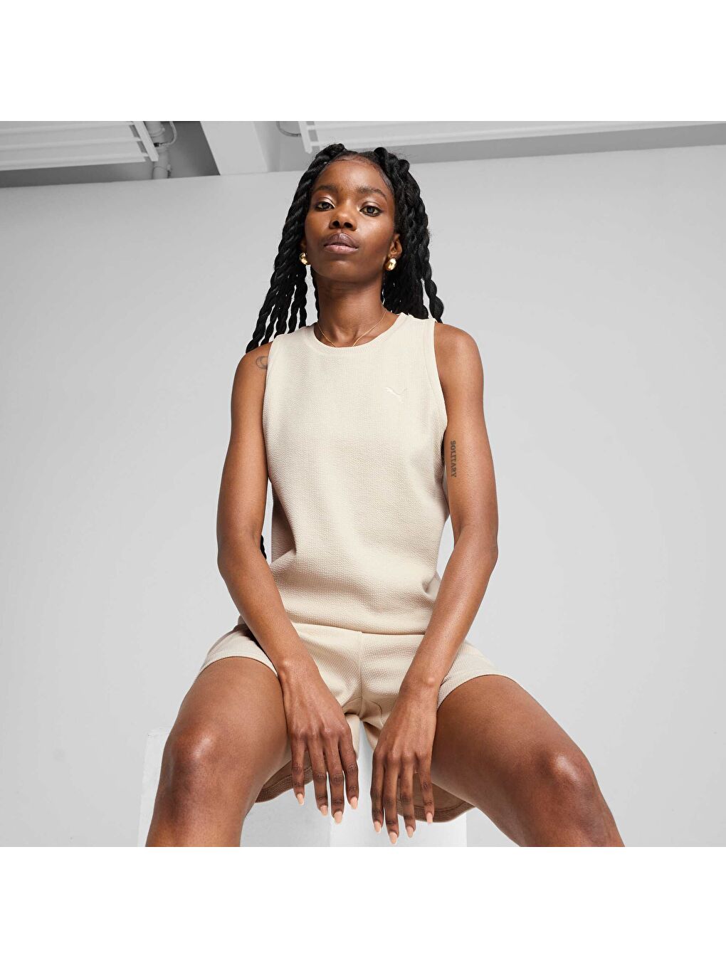 Beyaz HER Kadın Atlet-4