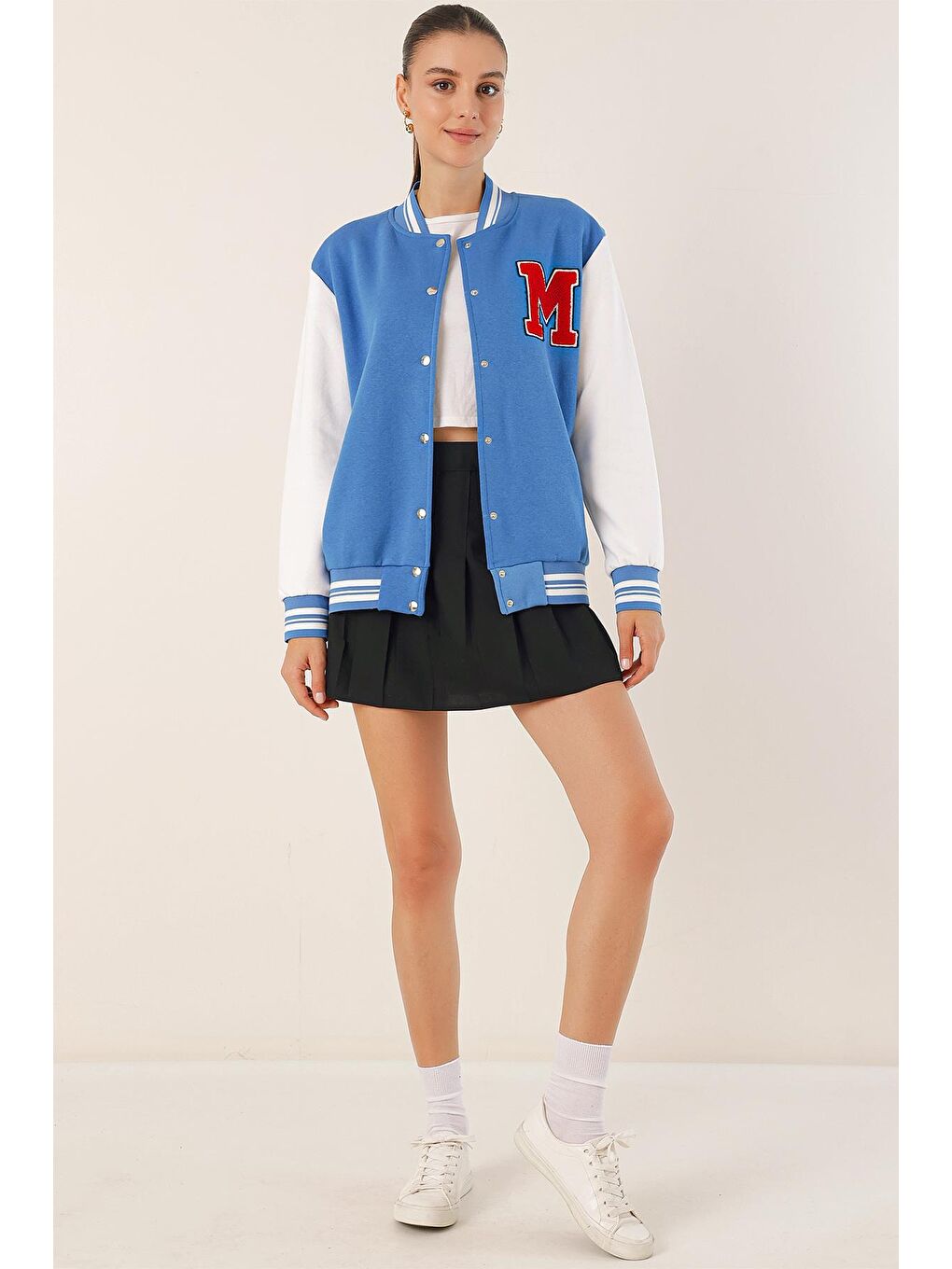 Mavi 55386 Kolej Ceket - Saks-1