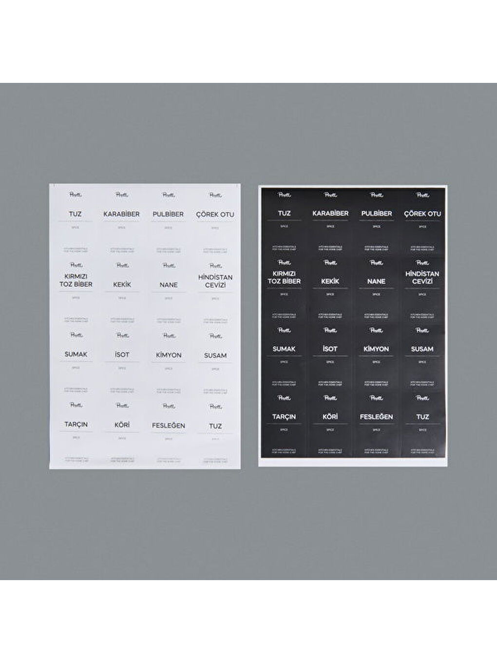 Karışık Riga 12'li Baharatlık - Siyah / Şeffaf - 300 ml-4