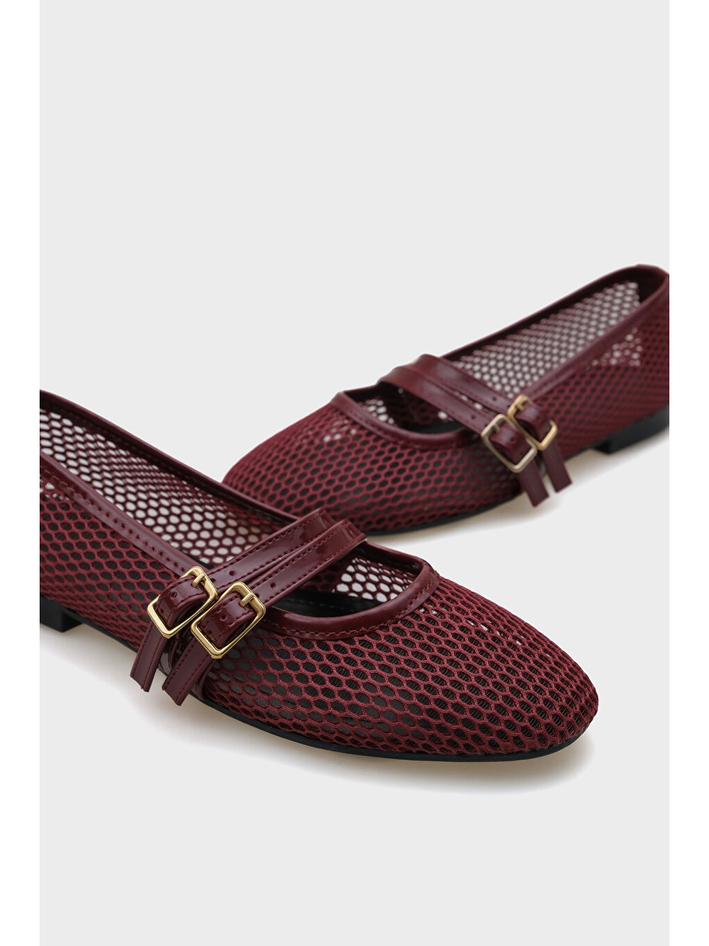 Bordo June Kadın Babet-3