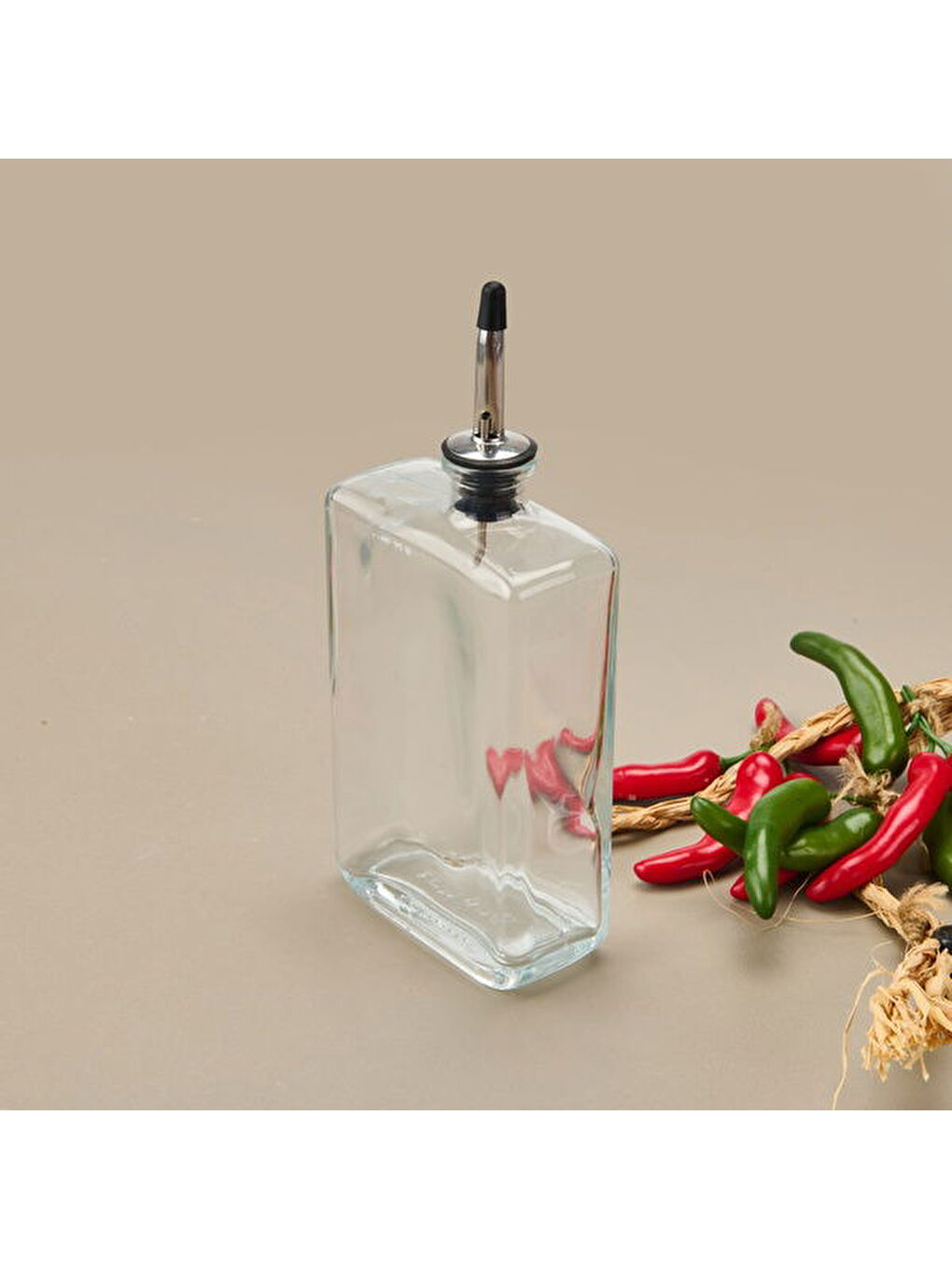 Renksiz Cam Yağlık Sirkelik - Şeffaf - 500 ml-3