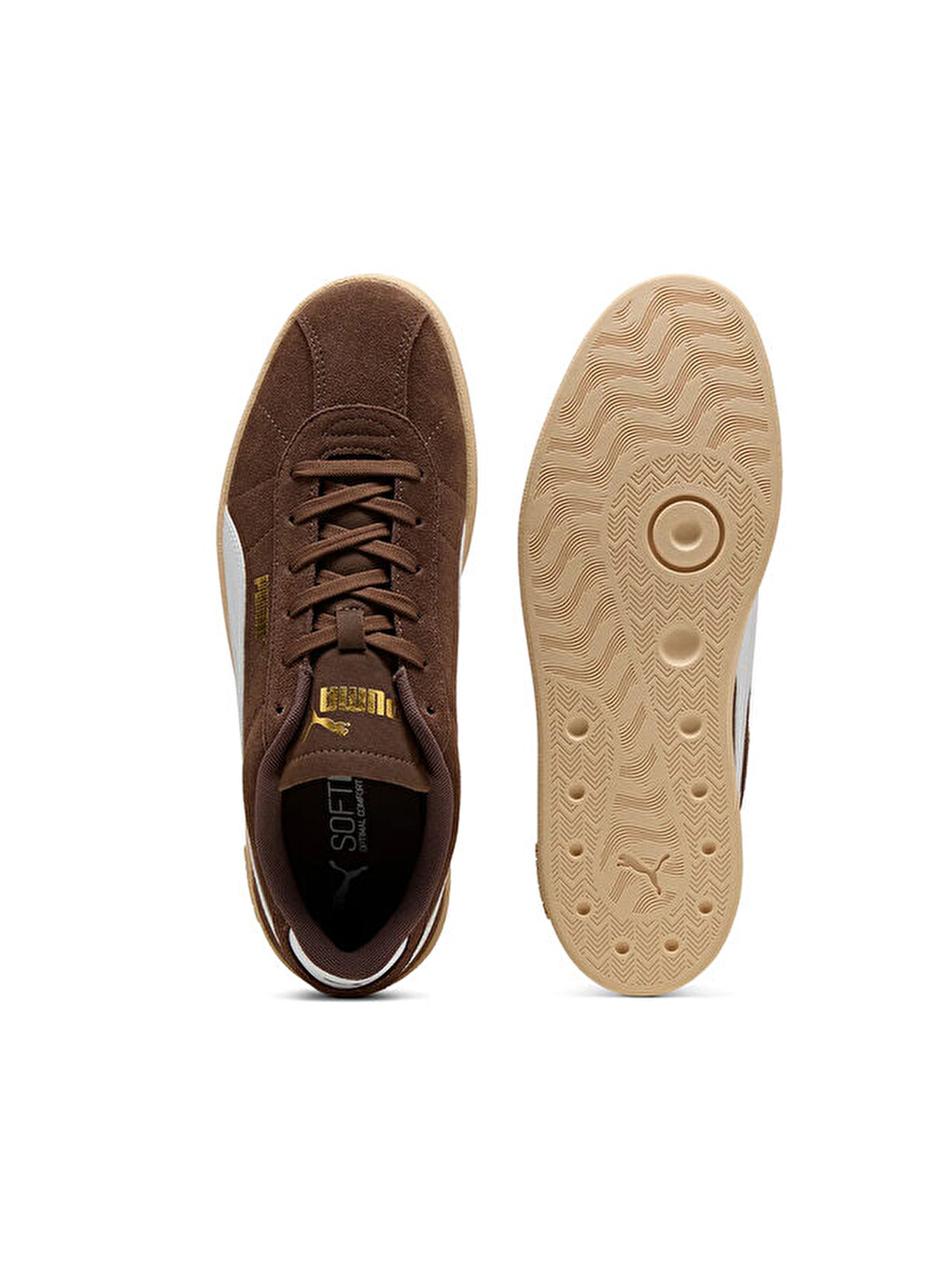 Puma Club İi Flat Erkek Günlük Ayakkabı 39744415 Kahverengi-3