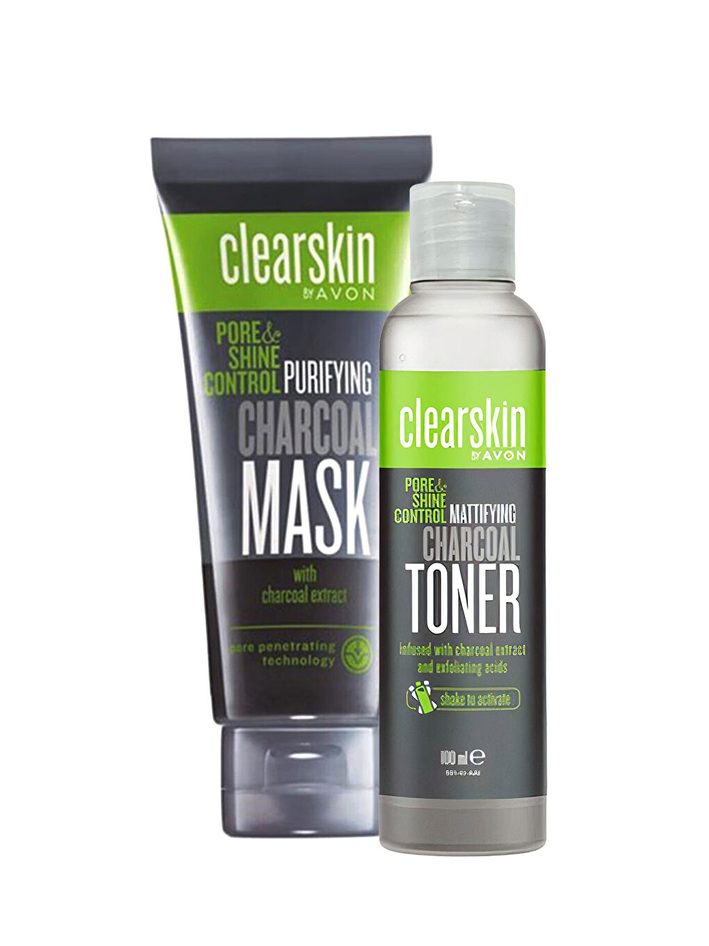 Clearskin Pore Shine Kömür Maske ve Matlaştırıcı Tonik Paketi